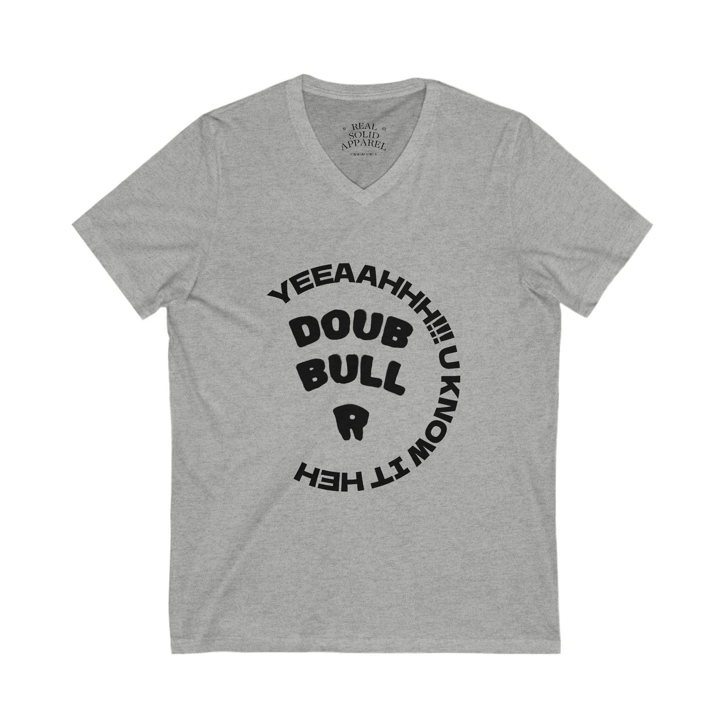 V-Neck Tee - Real Solid Apparel Double R Design