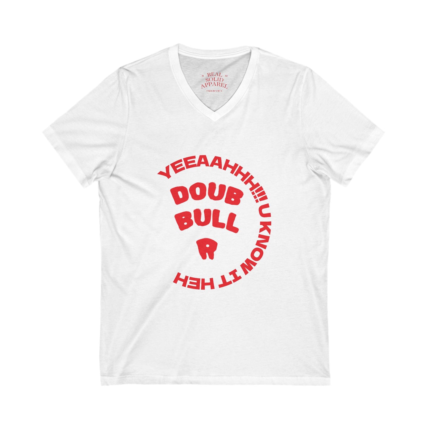 V-Neck Tee - Real Solid Apparel Double R Design