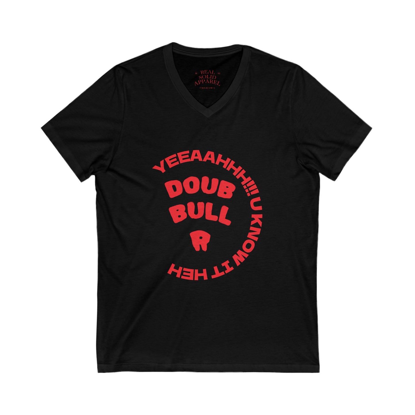 V-Neck Tee - Real Solid Apparel Double R Design