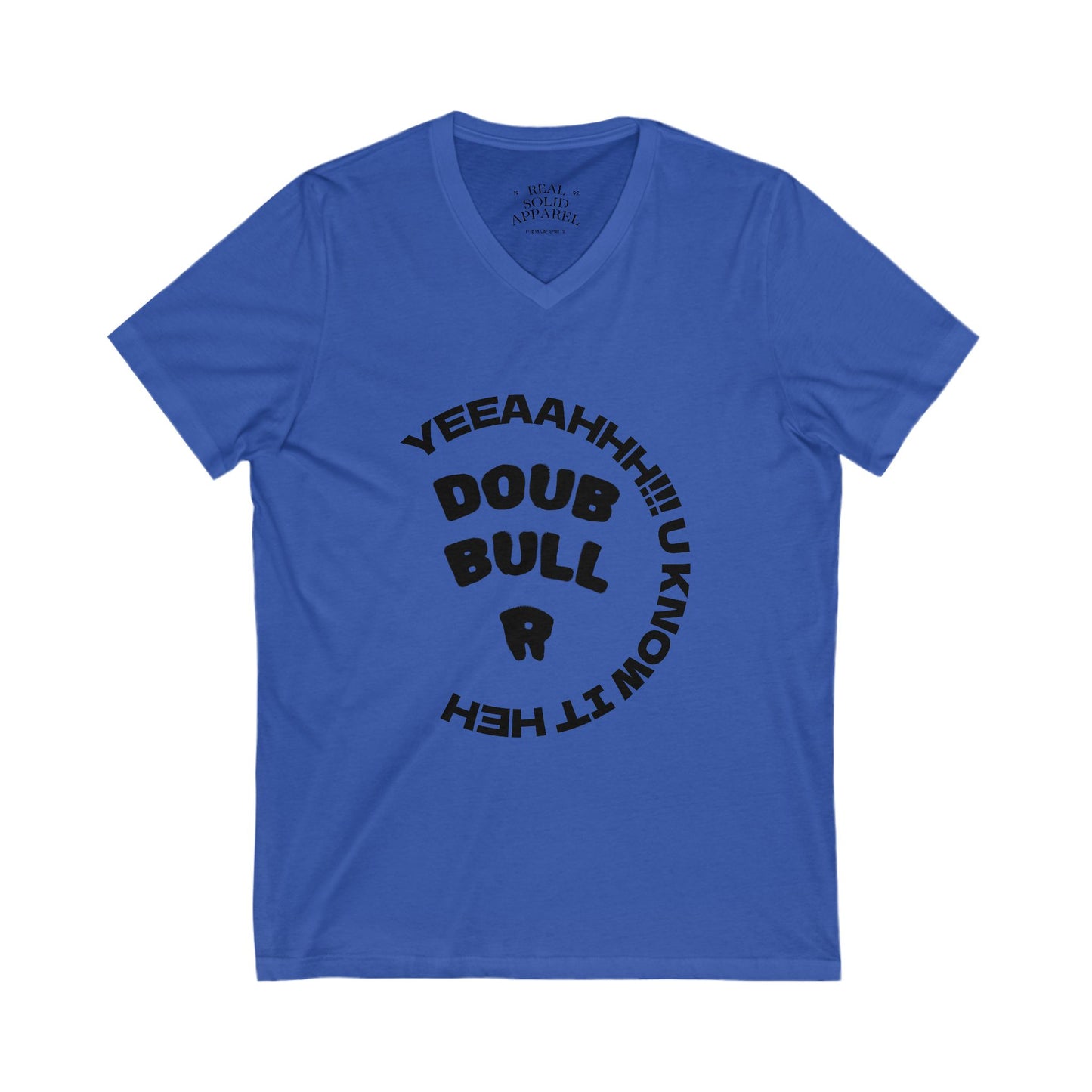 V-Neck Tee - Real Solid Apparel Double R Design