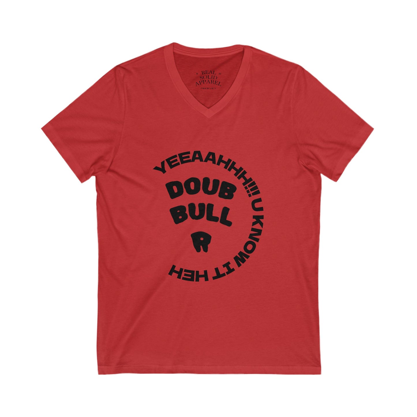 V-Neck Tee - Real Solid Apparel Double R Design